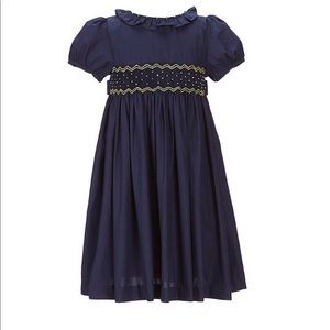Edgehill collection navy blue cotton dress